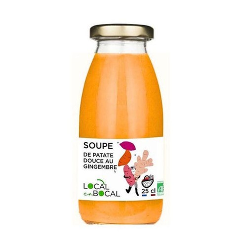 Local en Bocal Soupe Patate Douce Gingembre Bio 25cl