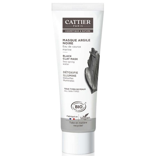 Cattier Masque Argile Noire Bio 100ml