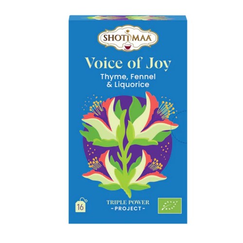 Shoti maa Voice of joy Infusion Bio thym, fenouil & réglisse x16