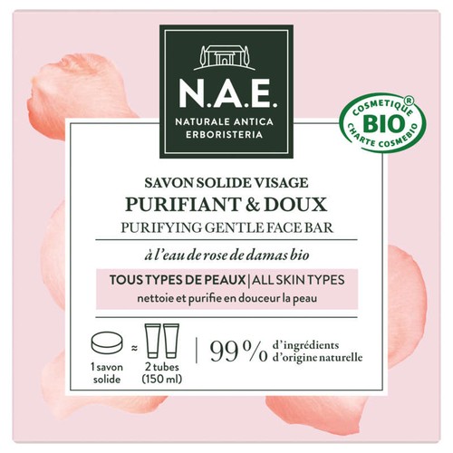 N.A.E. Savon Solide Visage Purifiant & Doux 78g