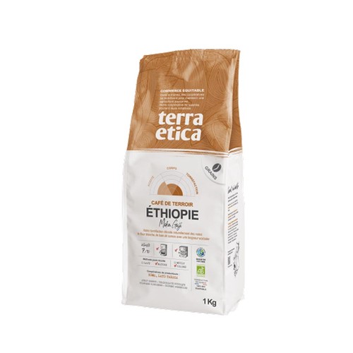 Terra Etica Café Éthiopie Grains 1kg