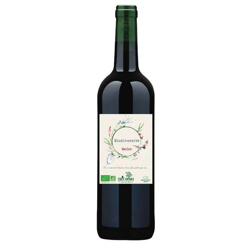 Vins Rebelles Ethicdrinks Biodiversité Merlot Vin De France Rouge Bio 75cl