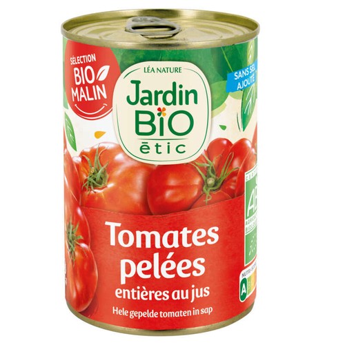 Jardin Bio Tomates Pelées Bio 400g