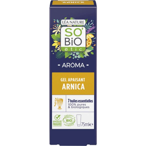 SO'BiO Étic Gel Apaisant Arnica aux 7 Huiles Essentielles 75ml