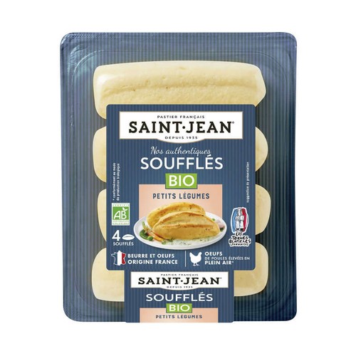 Saint Jean Soufflés Bio Légumes 4x80g