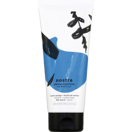 Nostra Gommage Visage & Corps Menthe Sauvage + Feuille De Verveine 200ml