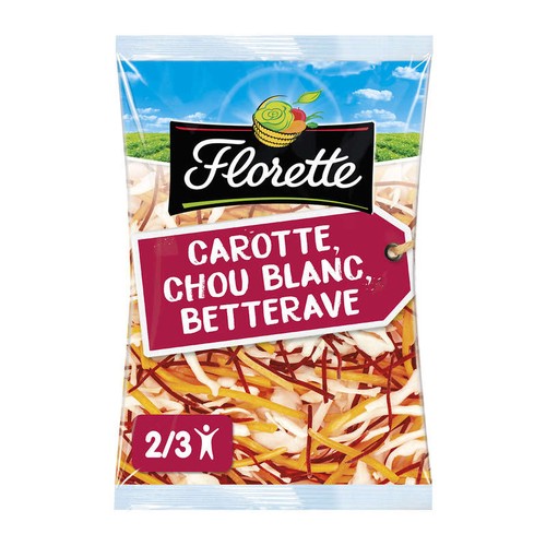 Florette Carotte chou blanc & betterave 180g
