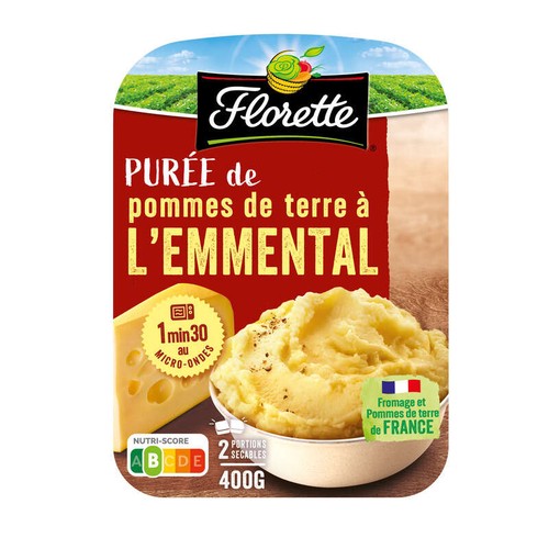 Florette Purée de pommes de terre à l'emmental 2x200g