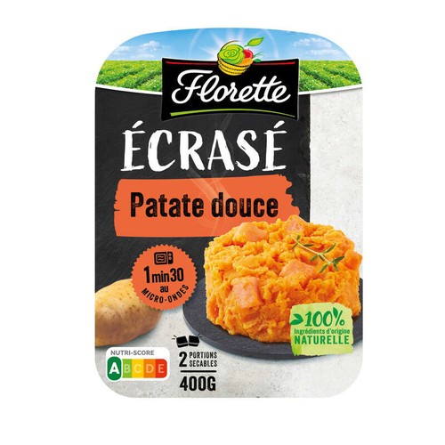 Florette Ecrasé de Patates Douces 2x200g