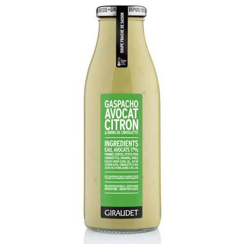 Giraudet Soupe gaspacho avocat & citron 500ml