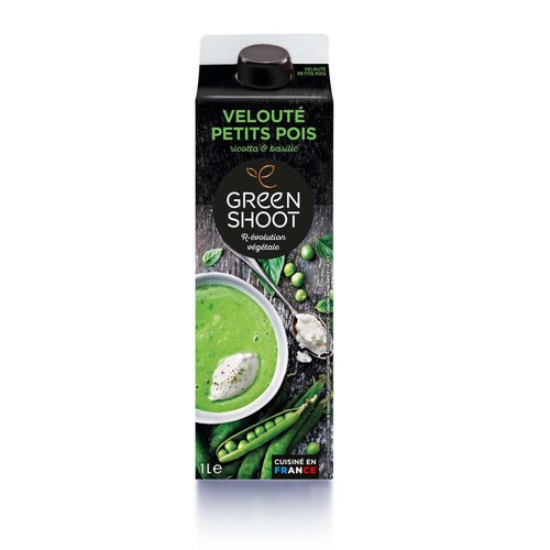Greenshoot Soupe De Petit Pois À La Ricotta Et Au Basilic 1L