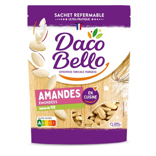 Daco Bello Amandes Émondées 125g