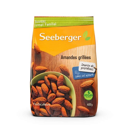 Seeberger Amandes grillées 400g