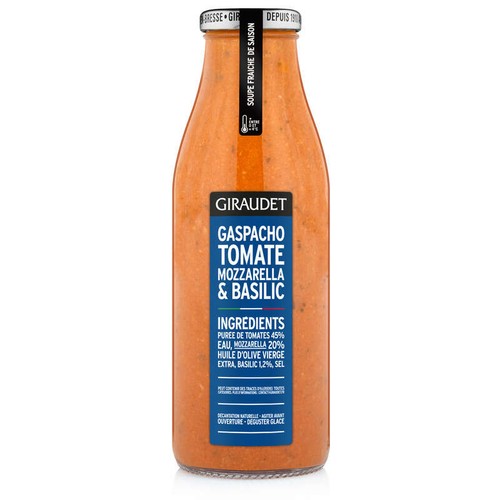 Giraudet Gaspacho tomate mozzarella & basilic 50cl
