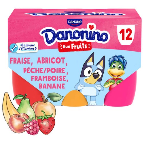 Danonino Petits Suisses Aux Fruits 12x50g