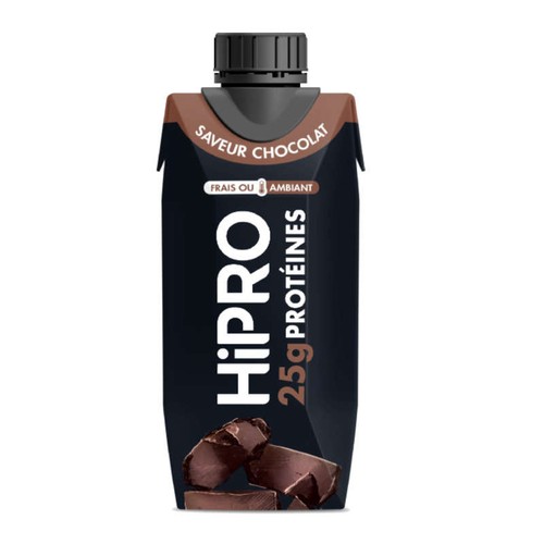HiPRO Yaourt à boire chocolat protéiné 0% Mg 330ml