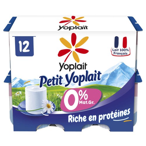 Yoplait Petit yoplait 0% nature 12x60g
