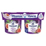 Mamie Nova Yaourt figue Tournesol pavot 2x150g