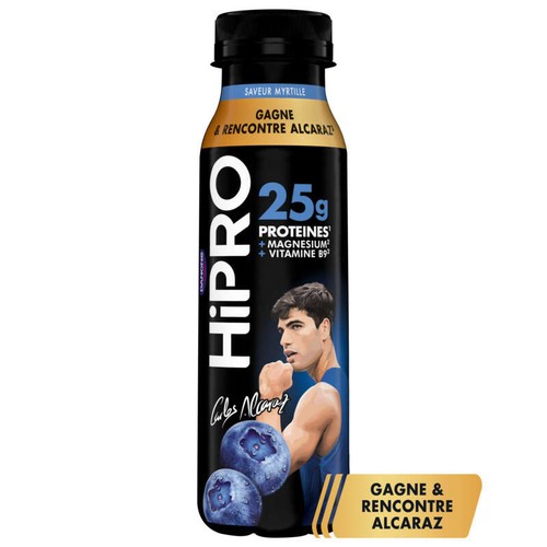 HiPRO Yaourt à Boire Saveur Myrtille 300g