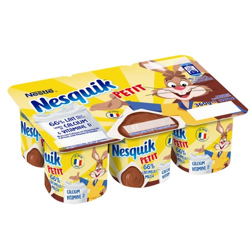 Nesquik Crème Dessert Pour Enfants Chocolat 6x60g