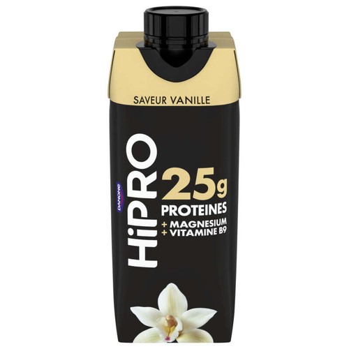 HiPRO Yaourt à boire vanille protéiné 0% Mg 330ml