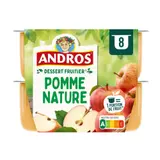 Andros Compote Pomme nature 8x100g