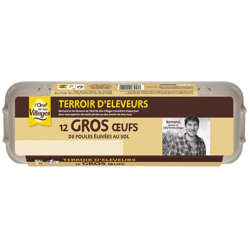 L'oeuf de nos Village Oeufs frais x12