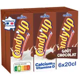 Candia Candy'up Lait Chocolatée Le Pack De 6x20cl