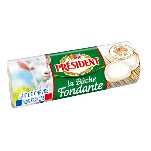 Président Bûche Fondante De Chèvre 180g