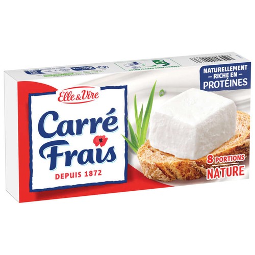 Elle & Vire Carré Frais Nature 8 Portions x25g