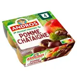 Andros Compote Pomme Châtaigne 4x100g
