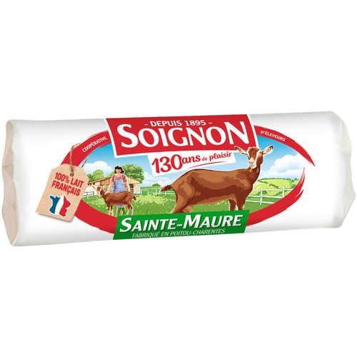 Soignon Sainte Maure Fromage De Chèvre 200g