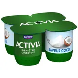 Activia Yaourt Bifidus Saveur Coco 4x125g