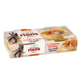 Rians Crème Brûlée À La Vanille Bourbon 2x100g