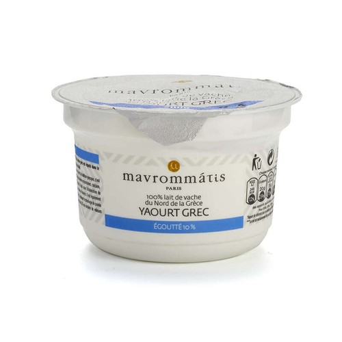 Mavrommatis Paris Yaourt Grec Égoutté 10% de Mg 150g
