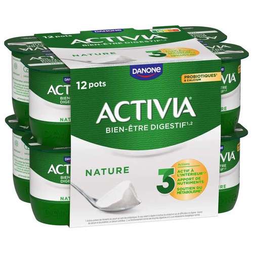 Activia Yaourt Nature Bifidus 12x125g