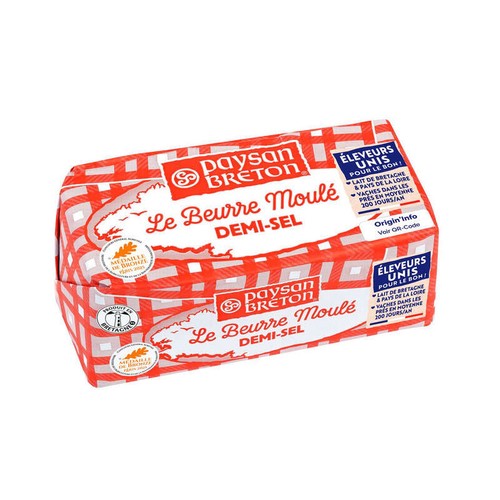 Paysan Breton Beurre Moulé Demi-sel 250g