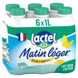 Matin Leger Lait Écrémé Sans Lactose 6x1L