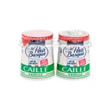 Le Petit Basque Yaourt caillé à la vanille au lait de brebis 2x125g