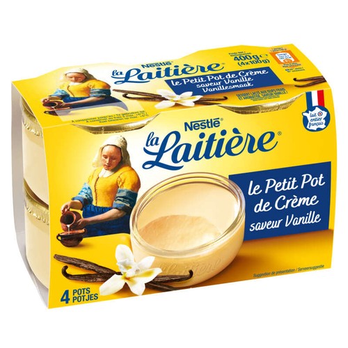La Laitière Crème Dessert vanille 4x100g