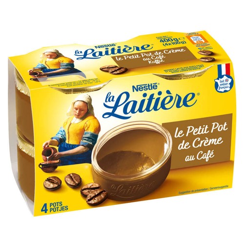 La Laitière Crème Dessert café 4x100g