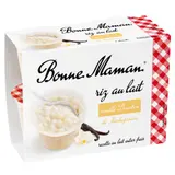 Bonne Maman Mon riz au lait à la vanille naturelle 4x100g