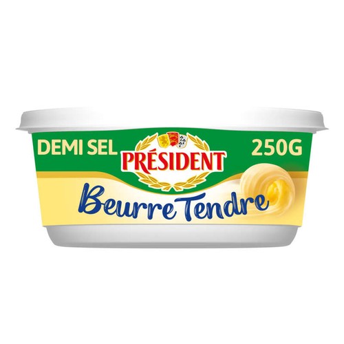 Président Beurre Tendre Demi Sel 250g