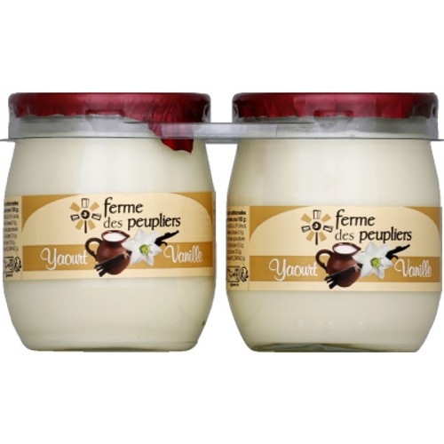 Ferme des Peupliers Yaourt vanille 2x125g