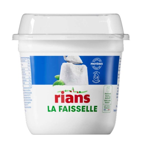 Rians La Faisselle riche en protéine 6% de Mg 500g