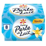 Perle De Lait vanille Yaourt Brassé pots 8x125g