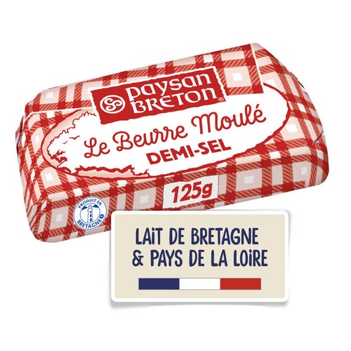 Paysan Breton Beurre Moulé Demi-sel 125g