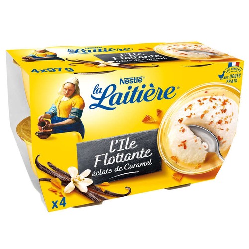 La Laitière Dessert L'Ile flottante 4x100g
