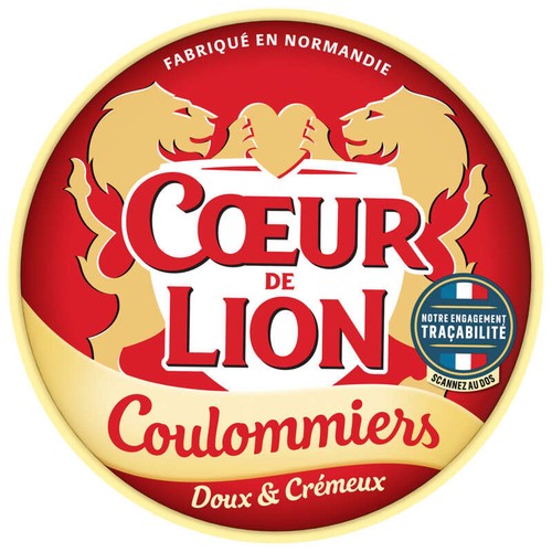 Cœur De Lion Coulommiers Doux Et Crémeux 350g