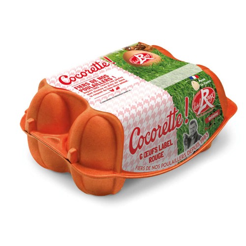 Cocorette Oeufs fermiers Label Rouge x6